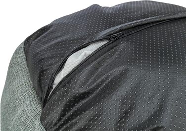 ТRIXIE Viviana – зручне ліжко для собак, 60x50 см, блакитно-сірий колір, з м'яким оксамитовим покриттям, інтегроване м'яке вкладання, антиковзаюче дно, легко миється