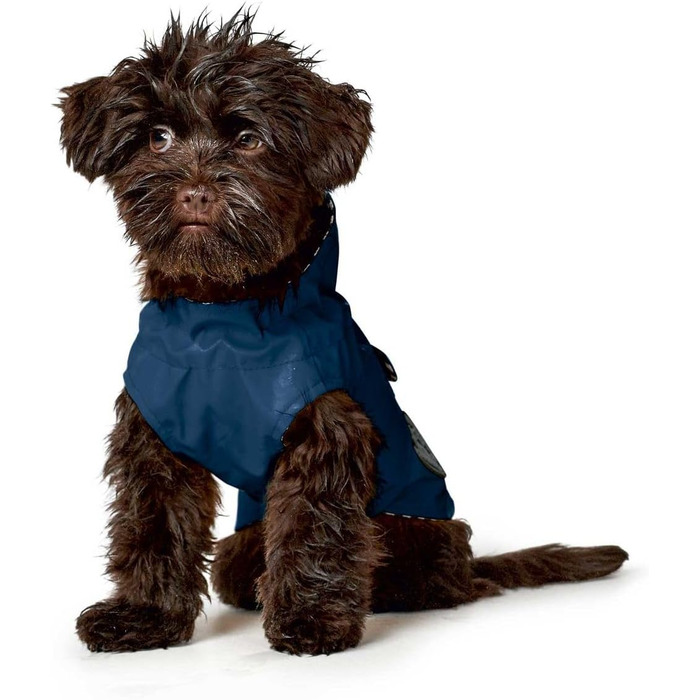 Дощовик для собак Hunter Milford, поліестер, блакитний, розмір 75