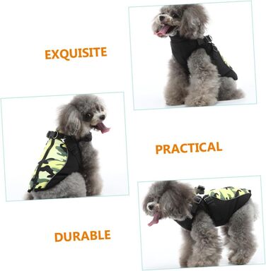 Зносостійкий одяг для цуценят з нагрудником та ремінцем на спину. Дихаючий костюм для собак з легкого матеріалу для маленьких собак. Портативний теплий одяг для собак на особливі випадки
