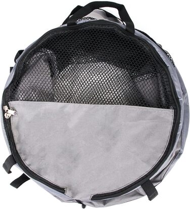 Транспортна переноска для собак Cuque, Oxford-тканина, стійка до укусів, водонепроникна, складна, з дихаючою сіткою, легка для автокрісла (38 x 15 x 21 см)