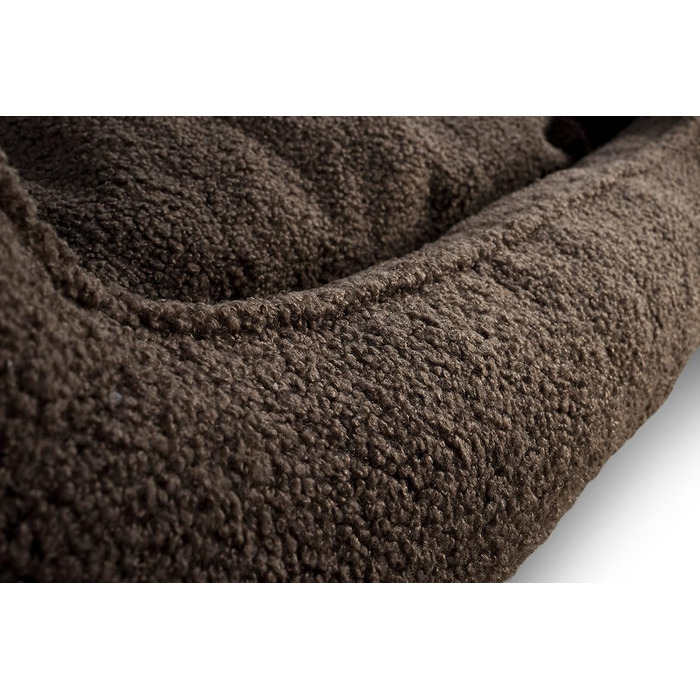 Ліжко для собак Gutekissen® Bear, середнього розміру, коричневе (90x75 см), з подушкою, миється
