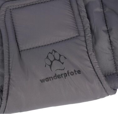 Зимовий теплий пуховик для собак, сірий, XS - водонепроникний, стильний, для маленьких собак