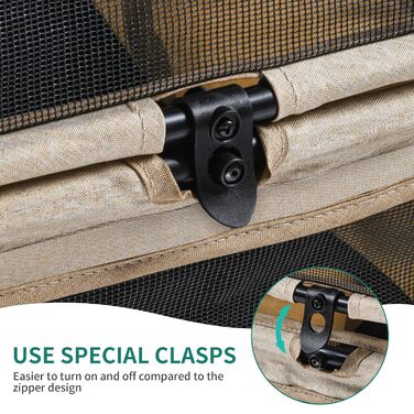 Візок для собак YITAHOME, розкладний, для маленьких собак, сірий (без сумки для мами)