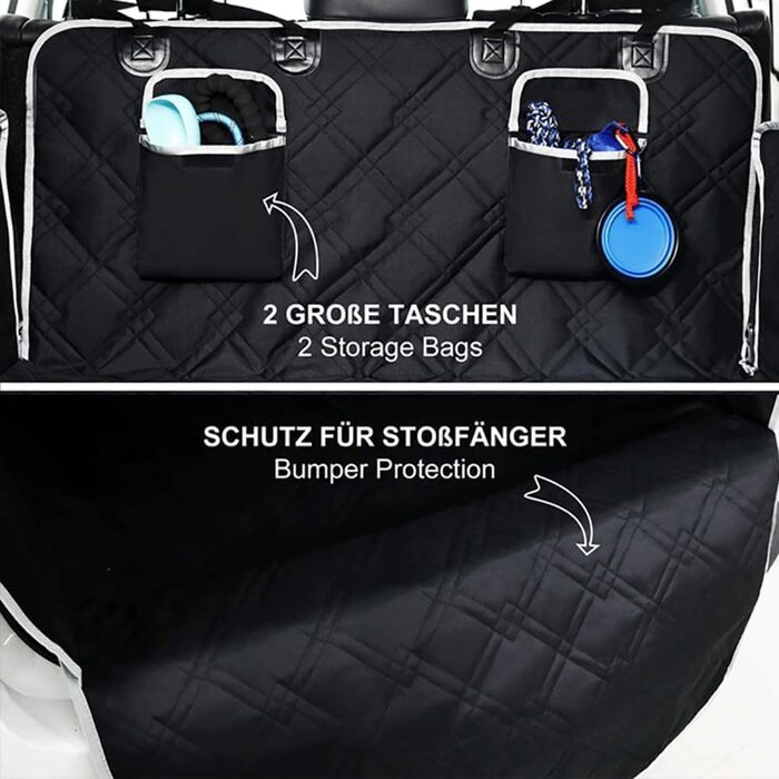 Захист для багажника Audi A4 Avant (B8 8K, Facelift 2011) 2011-2024: килимок для собак, водовідштовхуючий, стійкий до подряпин