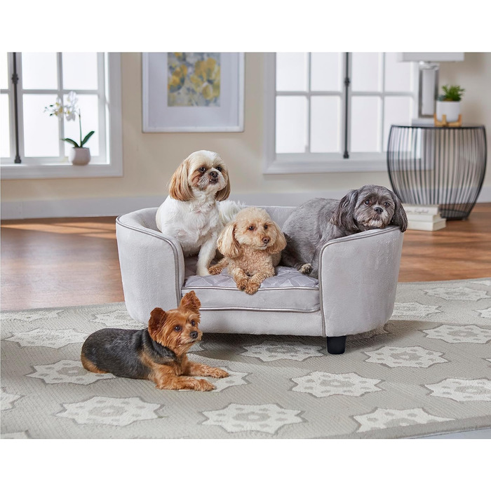 Диван для домашніх тварин Enchanted Home Pet Quicksilver, м'який, стильний