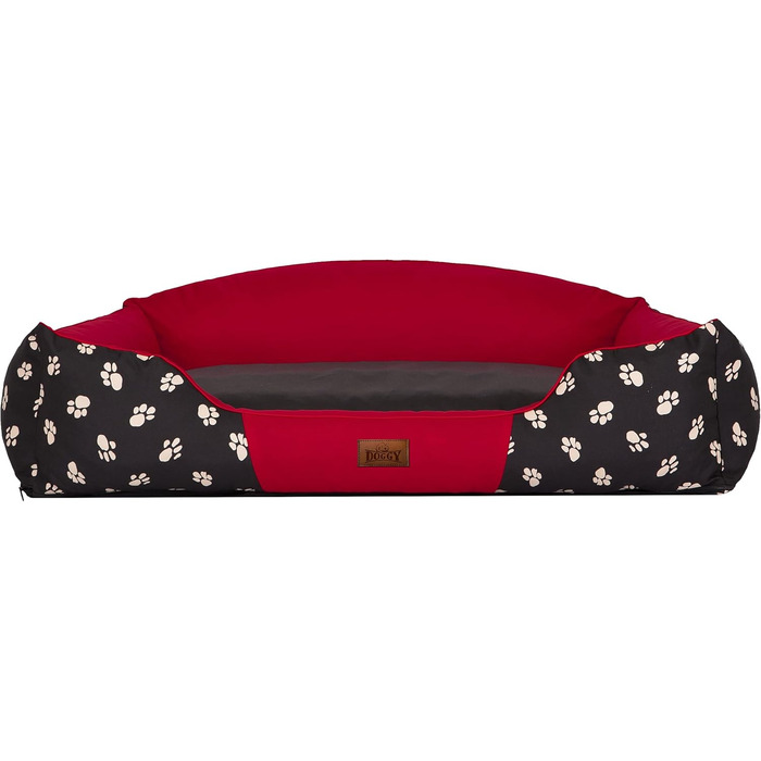 Собаче ліжко Hobbydog XLKRLCZK2 - велике, 84 x 65 см, червоне, для собак XL