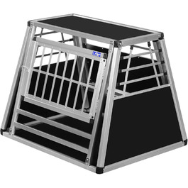 Транспортний бокс Transportbox N36 для собак, алюміній, 70x86x68 см, з аварійним виходом