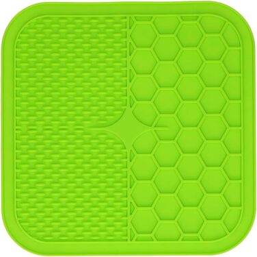 Schnüffematte Duo eckmatte 30x30 см - для собак, силікон, зелена, миється в посудомийній машині