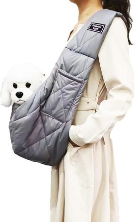 Сумка-переноска для собак та котів CYBERNOVA, 1-7 кг, тепла та вітронепроникна, з кишенею