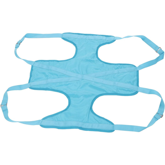 Гамак для домашніх тварин OKOVO, дихаючий, запобігає натиранню, регульовані ремені, шлейка для маленьких тварин (L), блакитний