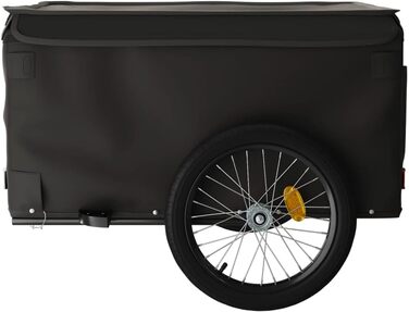 Причіп для собак Gecheer, 30 кг, чорний (134 x 69 x 59 см)