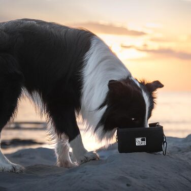 OneTigris Складаний миска для собак 0,9 л - дорожня, для подорожей, тренувань та активного відпочинку | Багаторазова упаковка