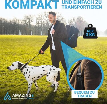 Набір для дресирування собак AMAZINGs Agility Set: перешкоди, тунель, кавалетті | Для аджиліті, спорту та ігор