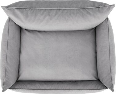 Ліжко для собак, лежанка для тварин, килимок для собак, ліжко-кімнат, матрац для собак, диван для тварин, матрац, XXXL - 132 x 106 см, графіт, екологічний розмір: XXXL - 132 x 106 см