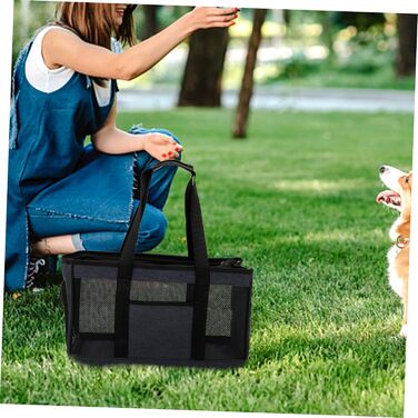 Транспортна сумка для котів та собак Warmhm з вентиляцією, миється, складається, для подорожей та вигулів