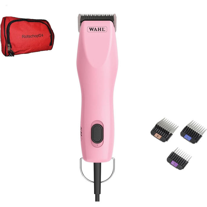Професійна машинка для стрижки собак Rotschopf24 Edition R34 з 3 металевими насадками та сумкою