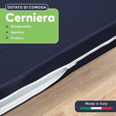 Ортопедичне ліжко для собак EvergreenWeb, середнього розміру | Ліжко для тварин з масажною наволочкою | Знімне та пральне собаче ліжко | Синій матеріал | PETLOVE M блакитне