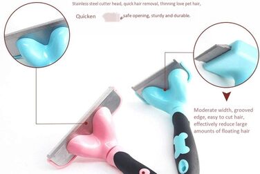 Слікер для собак Slicker Dog Brushes - самоочисна щітка для грумінгу, видаляє 90% шерсті, підходить для собак та котів з середньою та довгою шерстю, рожевий колір