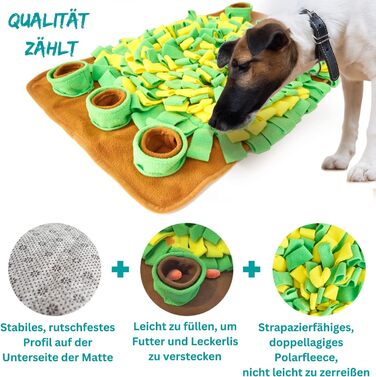 Pawfect Family інтерактивний килимок-нюхалка для собак і котів, іграшка для розвитку нюху та зайнятості