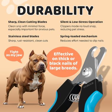 Набір для догляду за собаками: щітка та інструмент для стрижки нігтів. Безпечний набір для грумінгу собак, котів, кроликів та морських свинок. Чорний колір