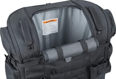 Kuryakyn Titan Pet Palace 5723 переносна транспортна будка для собак і котів, чорна, водонепроникна, зменшує нагрів, для мотоциклів, на турингове сидіння