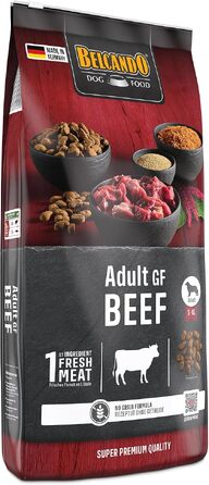 Беззерновий корм для дорослих собак BELCANDO Adult GF з яловичиною, 12.5 кг