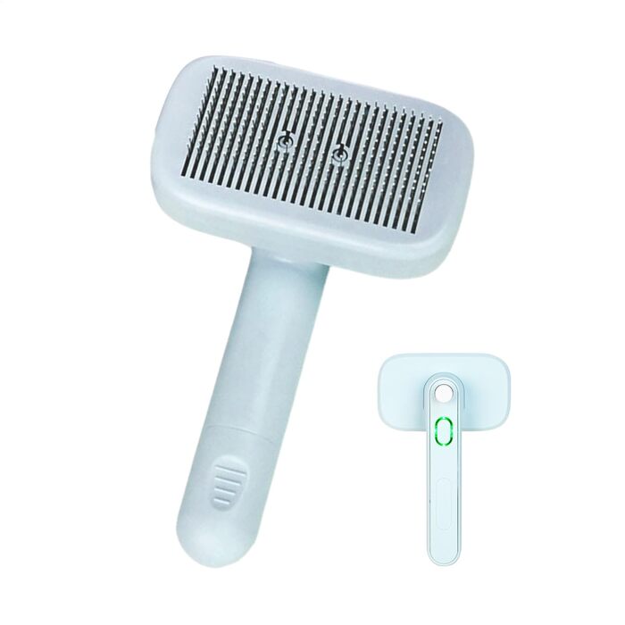 Самоочищувана щітка для собак та котів - інструмент для грумінгу, масажу та розплутування шерсті | для довгої та короткої шерсті