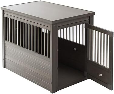 Комфортна клітка для собак Arkansas для дому, Ecoflex, біла, розмір L, 91,2x60,2x71,1 см