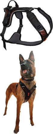 Шлейка для собак Non-Stop Dogwear Rock Harness, розмір M, чорна