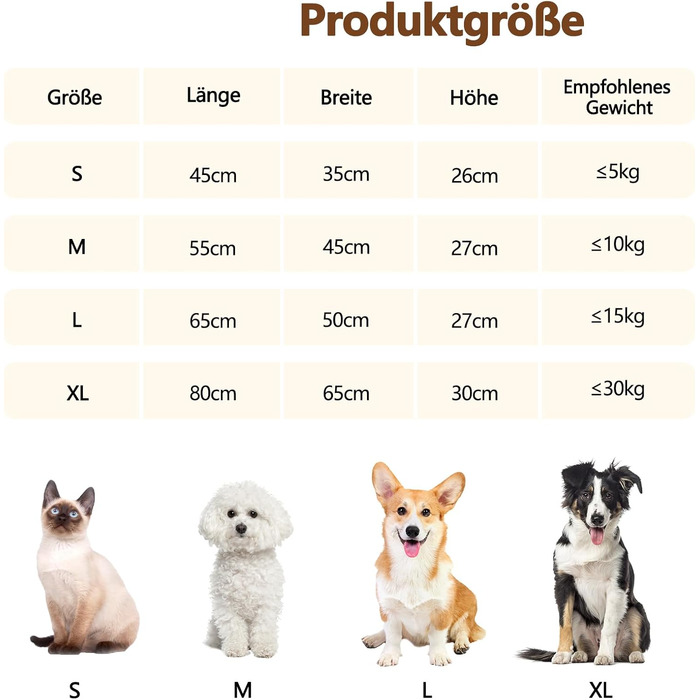 Кругле ліжко для котів Galatée, м'яке, плюшеве, з антиковзною основою (зелене, M)