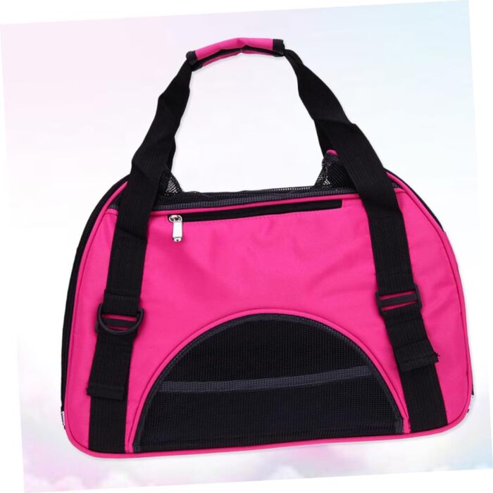 Рюкзак-переноска для собак та котів DOITOOL, рожевий, для подорожей та активного відпочинку