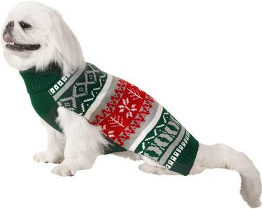 Теплий зимовий светр для собак середніх та великих порід, зелений. М'який, зручний, теплий костюм-светр для собак.