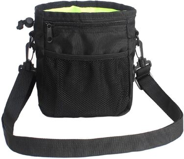 Сумка для ласощів для собак Hanwell з дозатором для прибирального інвентарю - водонепроникна, чорна