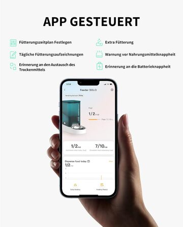 Автоматична годівниця PETKIT для котів і собак, 3 л, 304 нержавіюча сталь, Fresh Lock, до 10 годувань на день, бежева
