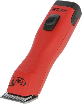 Акумуляторна машинка для стрижки собак Agrarzone Edition Aesculap FAV5 CL з набором гребенів | Потужна машинка для собак з ножем 1,5 мм | 4 години роботи | Професійний тріммер для собак, коней