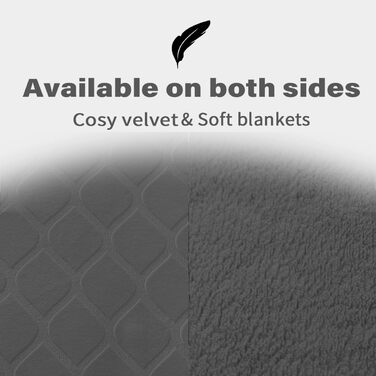 Водонепроникний килимок для собак, 203x229 см. М'який двосторонній коврик для собак та захист дивану. Підходить для великих собак, легко миється. Кольори: темно-сірий + сірий, світло-сірий + темно-сірий