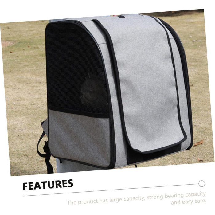 Транспортна сумка для домашніх тварин SHINEOFI з великим об'ємом, дихаюча, рюкзак для котів з практичними кишенями, зручний для подорожей