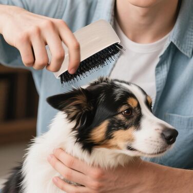 Професійна щітка для вичісування котів, гребінець для видалення шерсті, аксесуари для догляду за довгошерстими котами, цуценятами та кошенятами, щоденний догляд за шерстю, для використання на вулиці, рекомендовано ветеринарами, білий колір