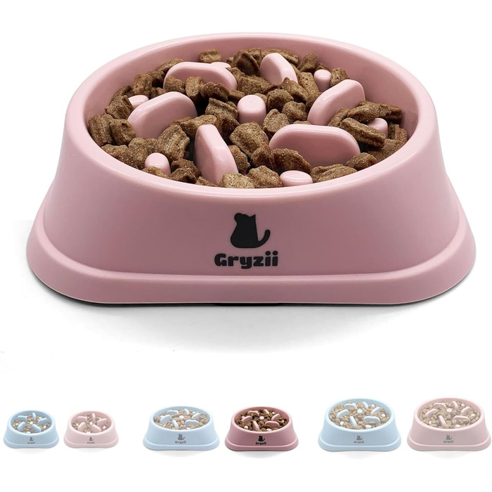 Миска для собак від ковтання велика | Повільне та здорове харчування, Slow Feeder, сприяє травленню, запобігає блювоті, неслизьке дно, миска для собак, для великих та XXL собак