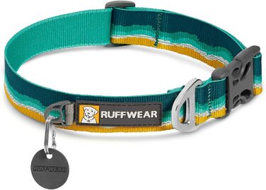 Ruffwear Crag нашийник для собак, світловідбивний, зручний, щоденний, бірюзовий, 28-36 см