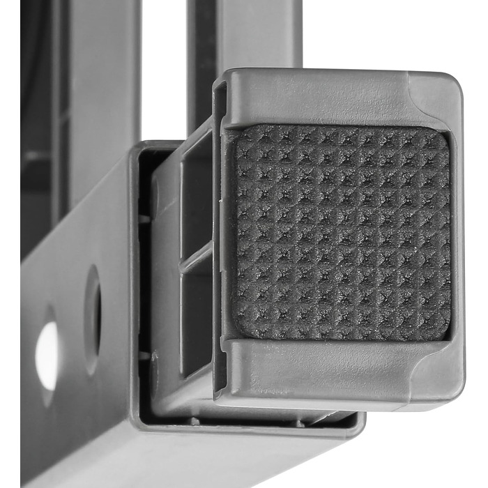 Підвищений годівниця для собак та котів, 2-в-1, 4 регульовані висоти, підставка Anti-Slip з нержавіючою чашею, сірий, 44 x 24 x 8 см