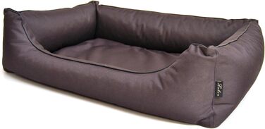 Крісло-ліжко для собак Ebon Paua Pus | Ортопедичне | 4 кольори | 4 розміри | Стійке до подряпин | Водо- та брудовідштовхуюче (L, Коричневе)