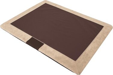 Килимок для собак, лежанка для собак середніх порід L - 90 x 70 см, колір темно-коричневий, матеріал Codura