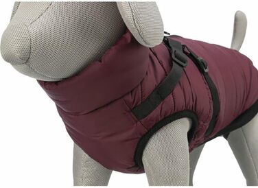 Шлейка для собак TRIXIE Pirou Winter Mantel, розмір S (33 см), колір Сангрія