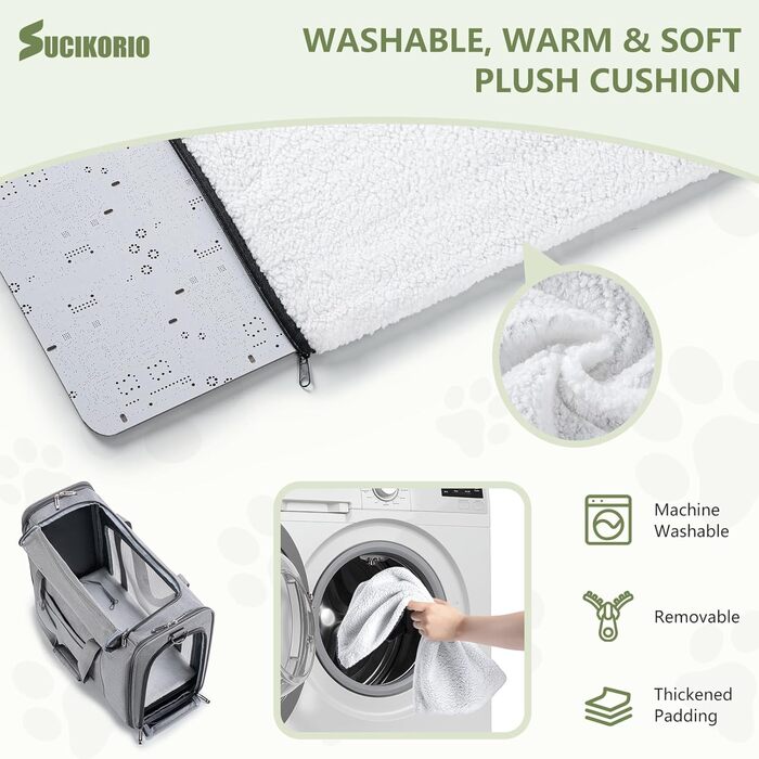 Транспортна сумка для собак Petsfit, 55x40x23 см, чорна, до 12 кг, для подорожей літаком (Eurowings, Lufthansa)