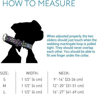 Нашийник Martingale для собак RC Pet Products, ширина 2,5 см, текстильний, з комікс-принтом