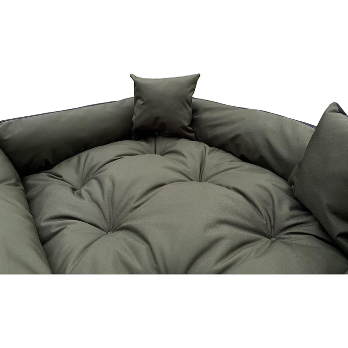 Лежанка для собак Dogs4Life XXL: водовідштовхувальна, для вулиці, 75x65 см, зелена