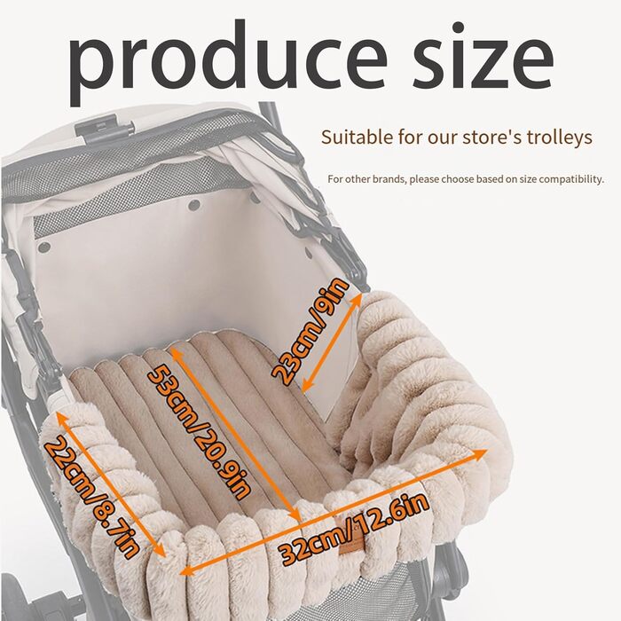 М'який килимок для візка для собак/хатніх тварин. Захист від бруду, аксесуар для прогулянок з собакою. Khaki