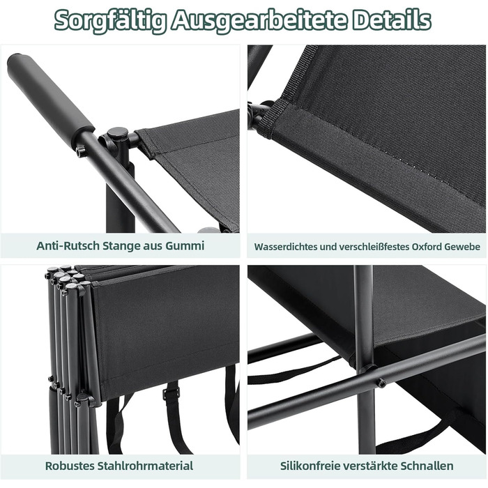 Сходинки для собак: портативна пандус для авто, 4 сходинки, чорний, до 80 кг