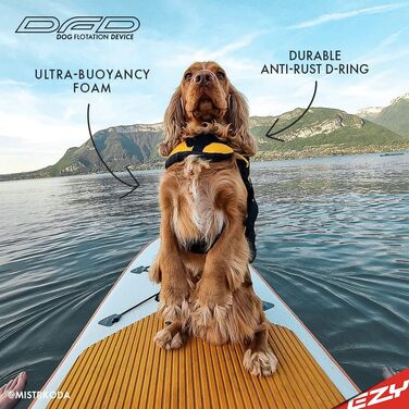 Рятувальний жилет для собак EzyDog DFD XL, регульований, з ручкою та світловідбивачами, червоний